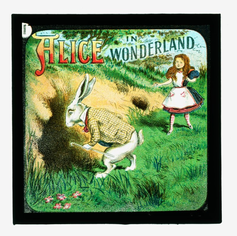 Alicia en el País de las Maravillas, diapositivas coloreadas de John Tenniel