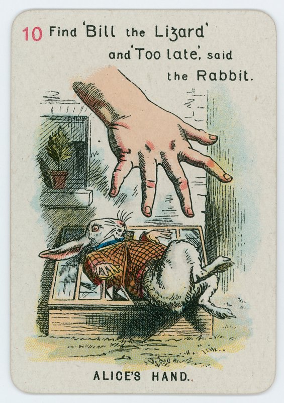 La Mano de Alicia de John Tenniel