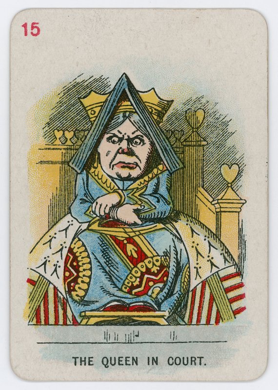 La Reina en la Corte de John Tenniel