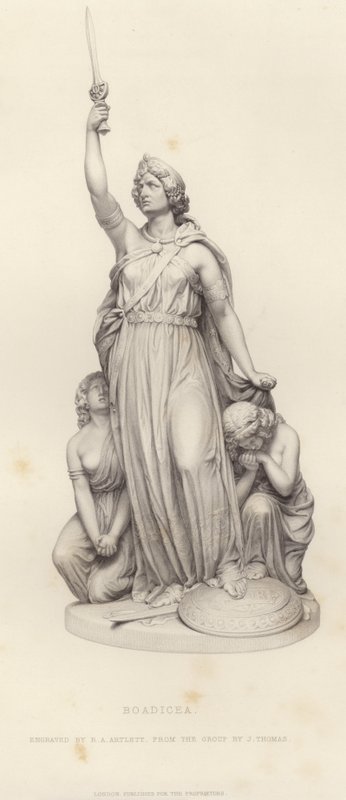Retrato de la reina Boadicea de John Thomas