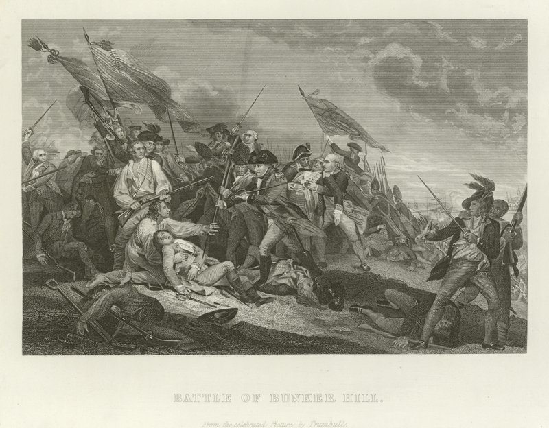 Batalla de Bunker Hill de John Trumbull