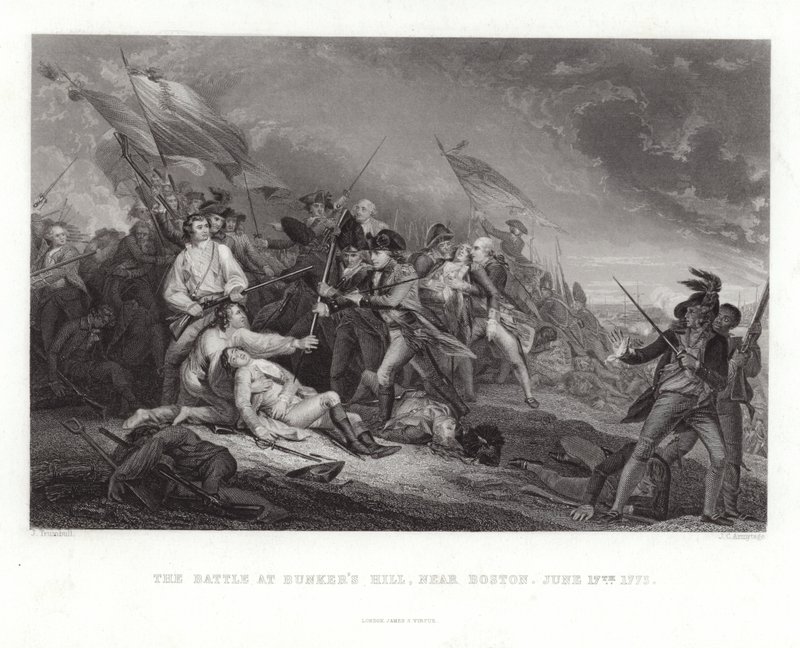 Batalla de Bunker Hill de John Trumbull