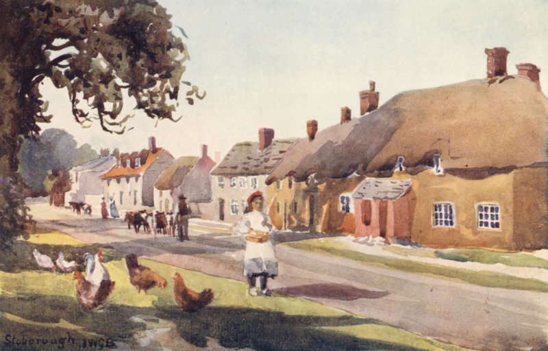 Stoborough (litografía en color) de John W.G. Bond