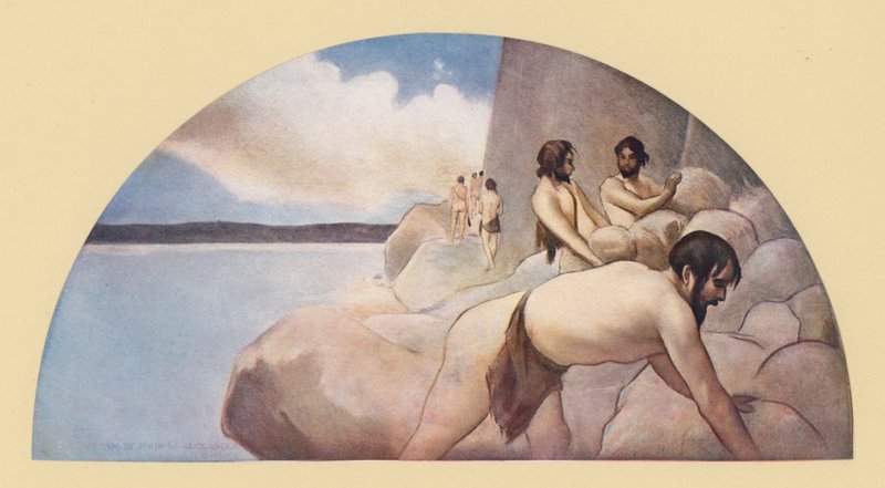 El mojón (litografía en color) de John White (after) Alexander