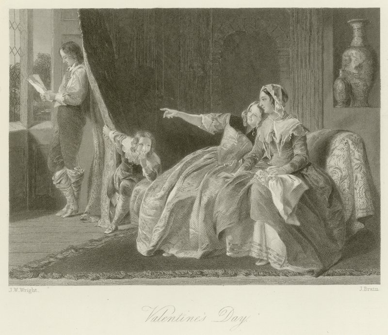 Día de San Valentín de John William Wright