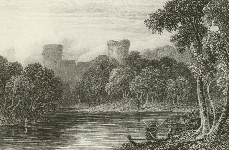 Castillo de Bothwell, río Clyde de Joseph Bartholomew Kidd
