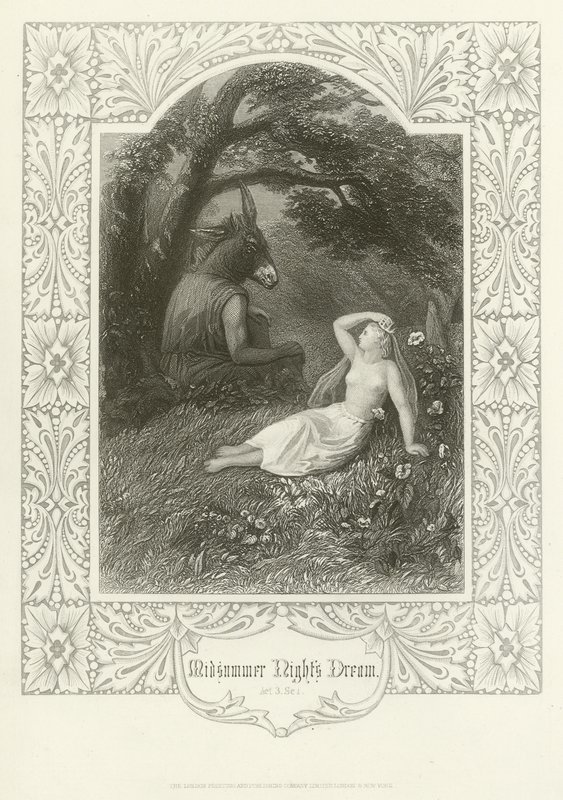 Sueño de una noche de verano, Acto III, escena i de Joseph Kenny Meadows