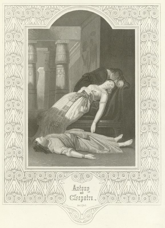 Antonio y Cleopatra, Acto V, Escena II de Joseph Kenny Meadows