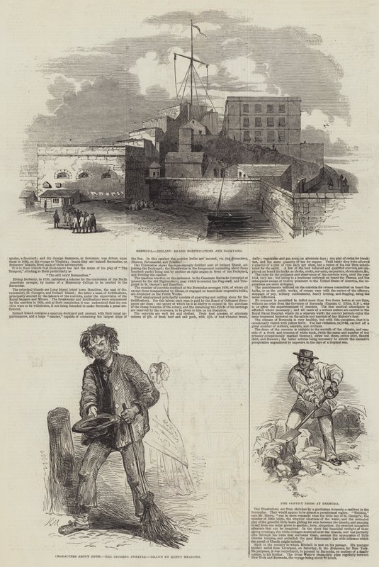 Bermudas, el establecimiento de convictos de Joseph Kenny Meadows