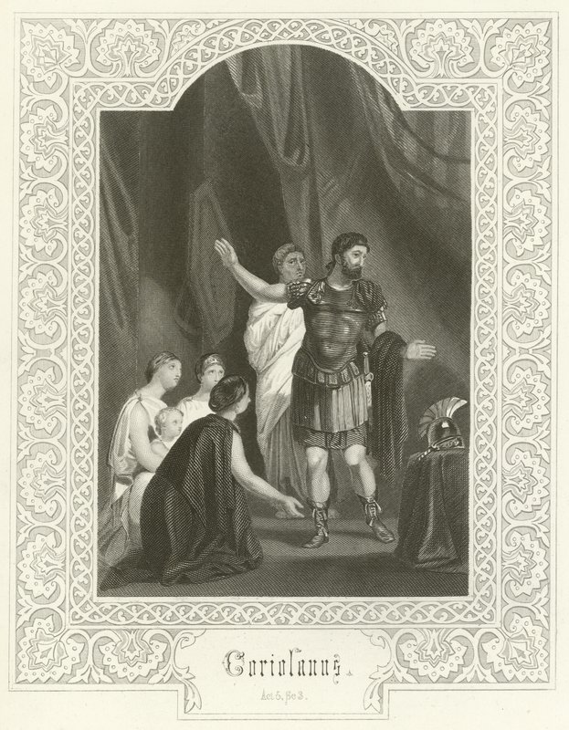 Coriolanus, Acto V, Escena III de Joseph Kenny Meadows