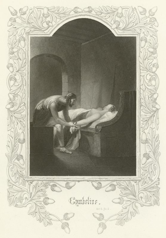 Cimbelino, Acto II, Escena II de Joseph Kenny Meadows