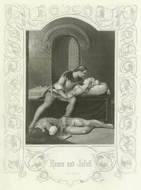 Romeo y Julieta, Acto V, Escena III de Joseph Kenny Meadows