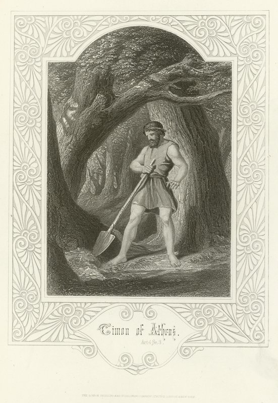 Timon de Atenas, Acto IV, escena iii de Joseph Kenny Meadows