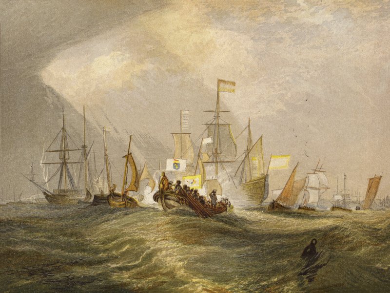 Desembarco del Príncipe de Orange de Joseph Mallord William Turner