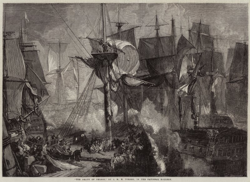 La muerte de Nelson de Joseph Mallord William Turner