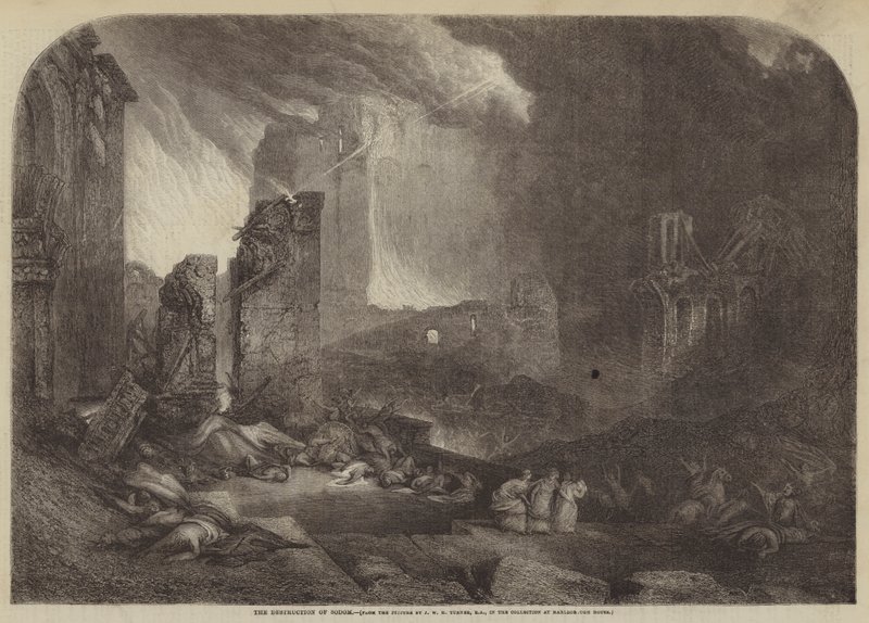 La Destrucción de Sodoma de Joseph Mallord William Turner