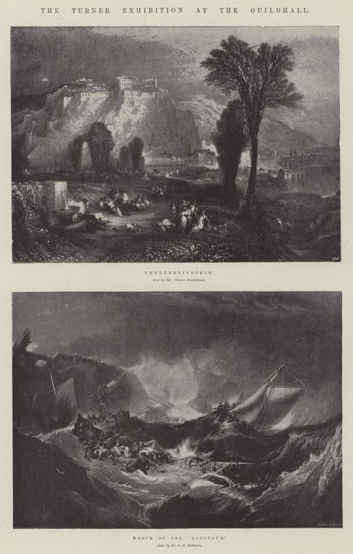 La exposición de Turner en el Guildhall de Joseph Mallord William Turner