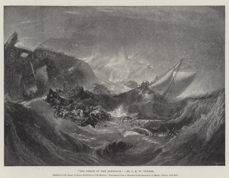 El Naufragio del Minotauro de Joseph Mallord William Turner