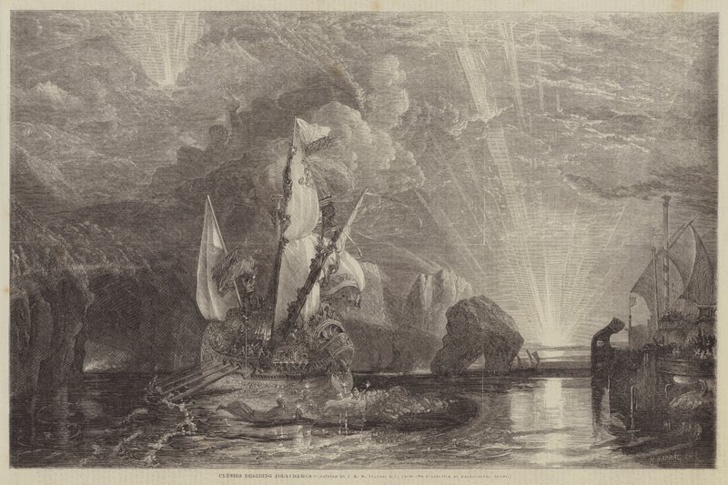 Ulises burlándose de Polifemo de Joseph Mallord William Turner