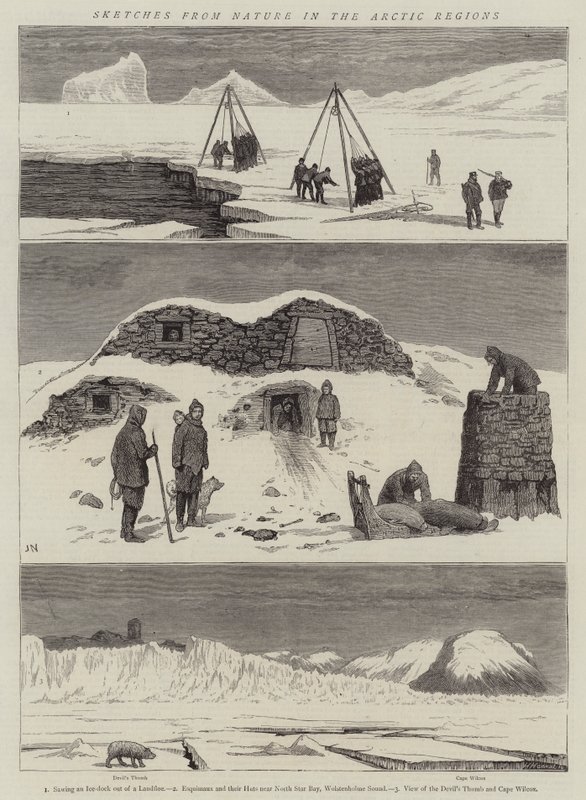 Bocetos de la Naturaleza en las Regiones Árticas de Joseph Nash