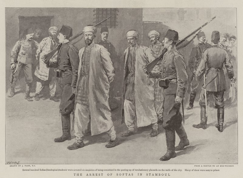 El arresto de los Softas en Stamboul de Joseph Nash