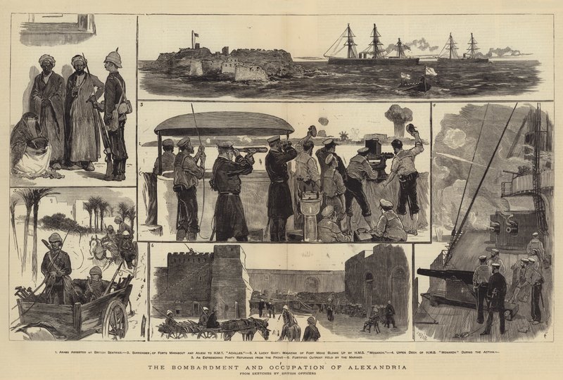El bombardeo y ocupación de Alejandría de Joseph Nash