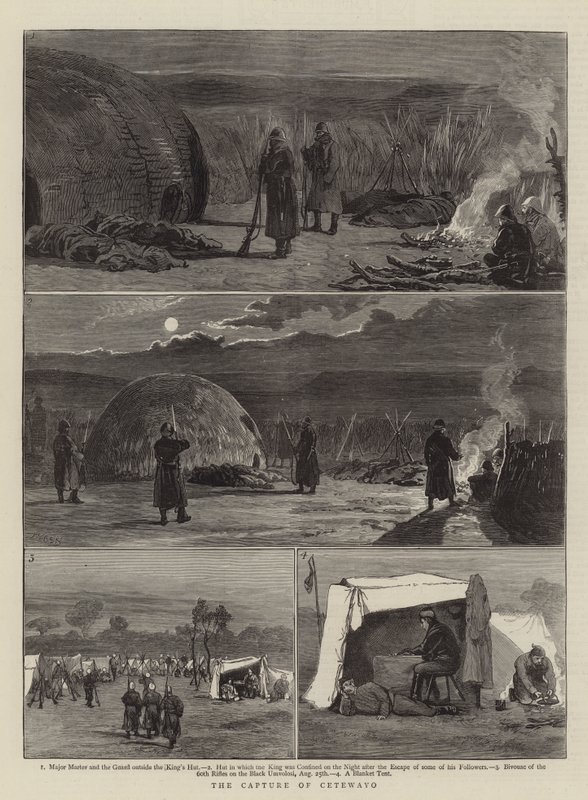 La captura de Cetewayo de Joseph Nash