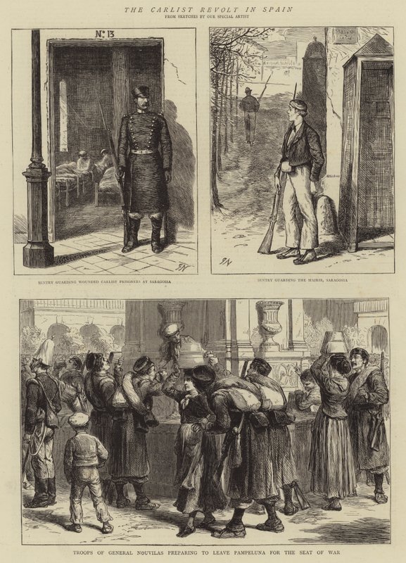 La revuelta carlista en España de Joseph Nash