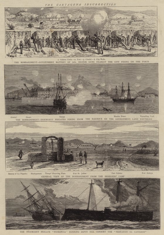 La insurrección de Cartagena de Joseph Nash