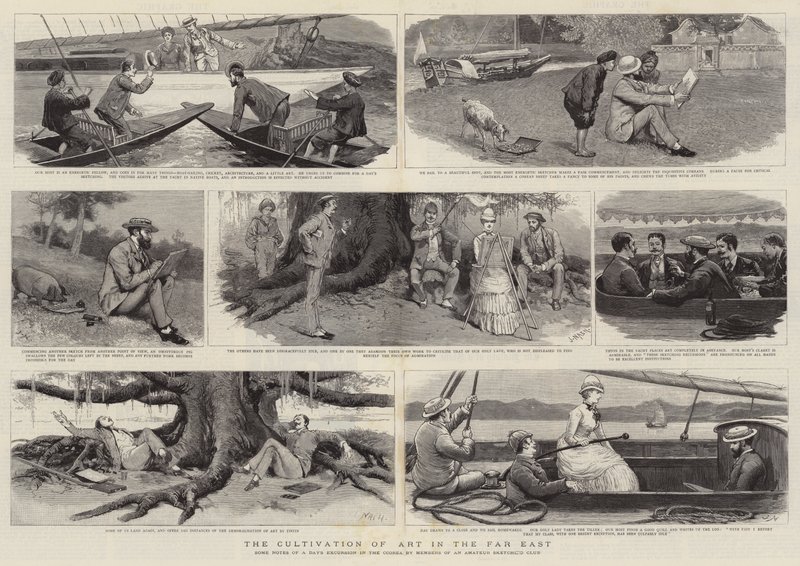 El cultivo del arte en el Lejano Oriente de Joseph Nash