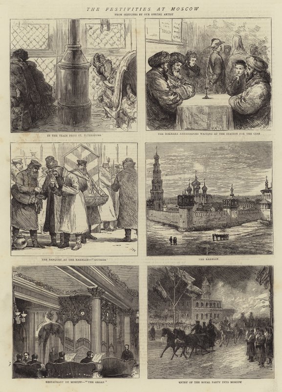 Las festividades en Moscú de Joseph Nash
