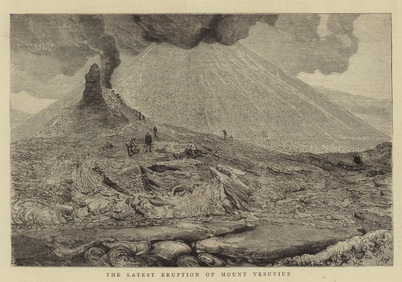 La Última Erupción del Monte Vesubio de Joseph Nash