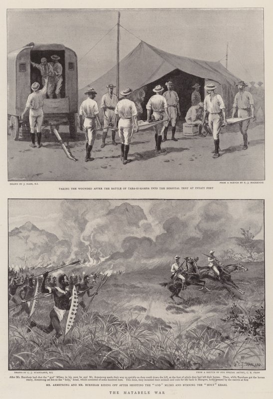 La Guerra de Matabele de Joseph Nash