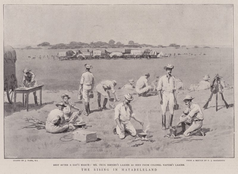 El Levantamiento en Matabeleland de Joseph Nash