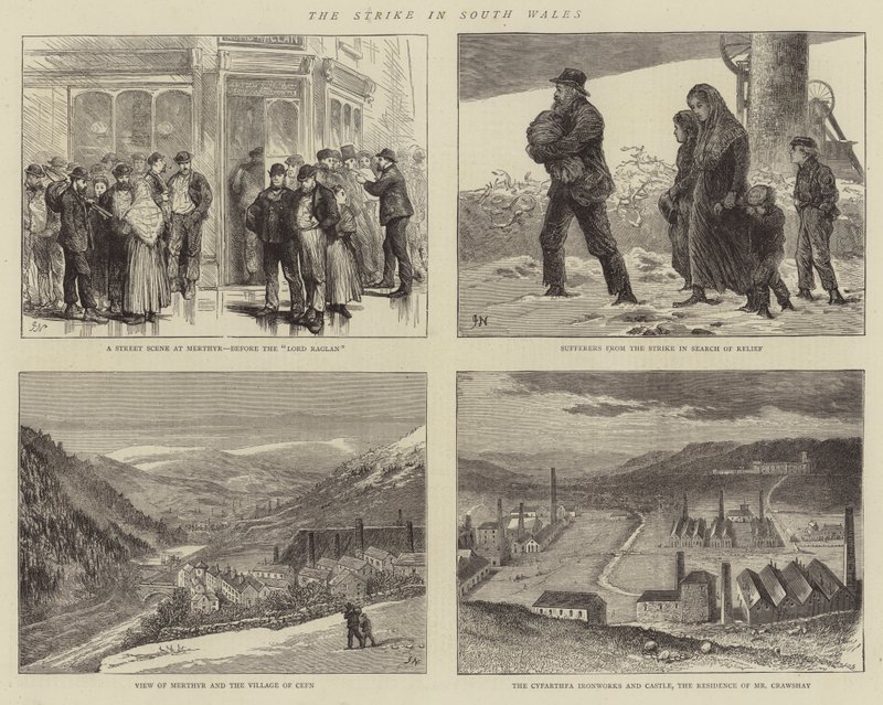 La Huelga en Gales del Sur de Joseph Nash