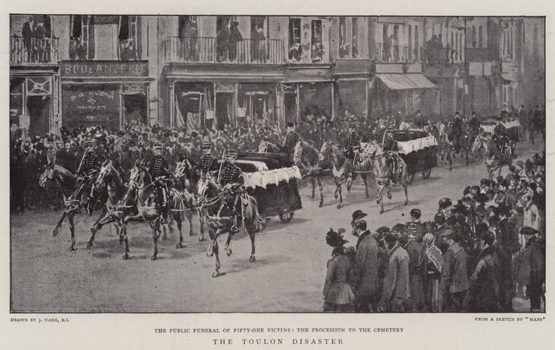 El Desastre de Toulon de Joseph Nash