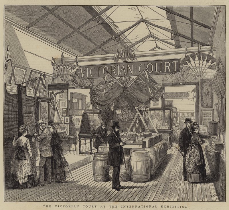 La corte victoriana en la Exposición Internacional de Joseph Nash