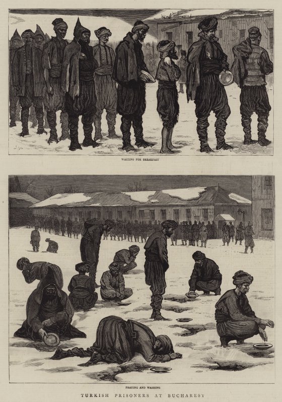 Prisioneros turcos en Bucarest de Joseph Nash