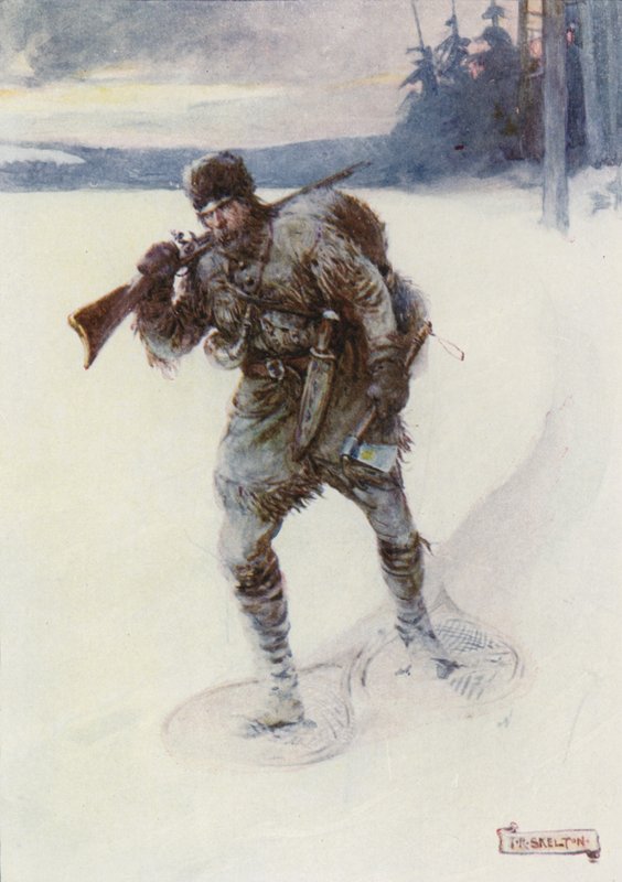 Solo a través de la nieve sin rastro de Joseph Ratcliffe Skelton