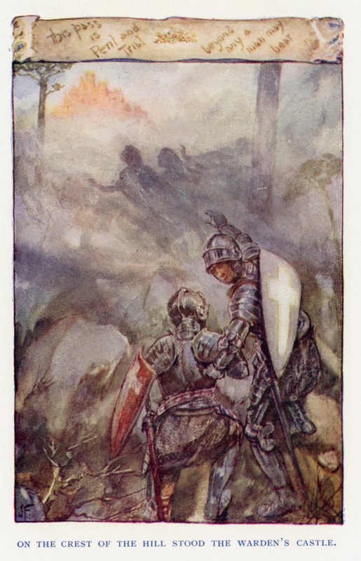 Ilustración para Sir Knight of the Splendid Way de Joseph (after) Finnemore