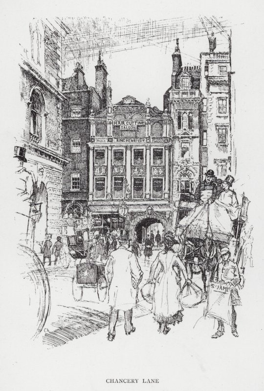 Chancery Lane de Joseph (after) Pennell