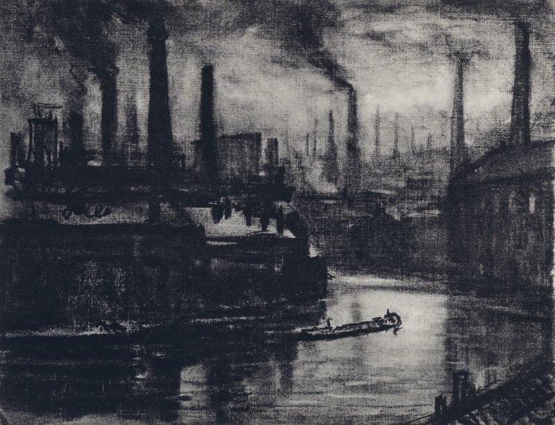 Este de Londres de Joseph (after) Pennell