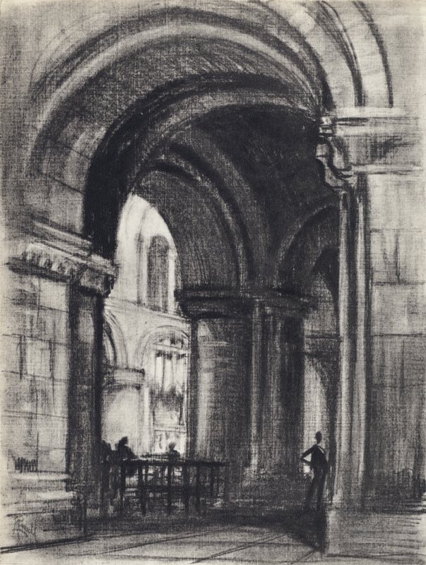 Tumba del Fundador, St Bartholomew the Great de Joseph (after) Pennell