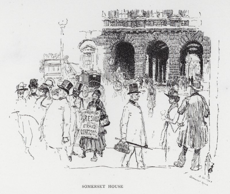 Somerset House de Joseph (after) Pennell