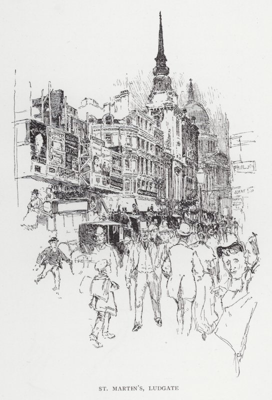 San Martín, Ludgate de Joseph (after) Pennell