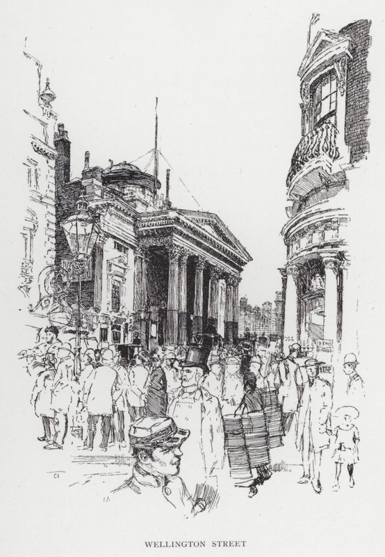 Wellington Street de Joseph (after) Pennell