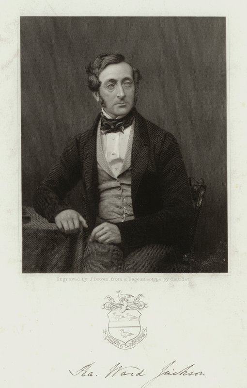 Ralph Ward Jackson, abogado británico, presidente de ferrocarril, político conservador y diputado por Hartlepool de Joseph Brown