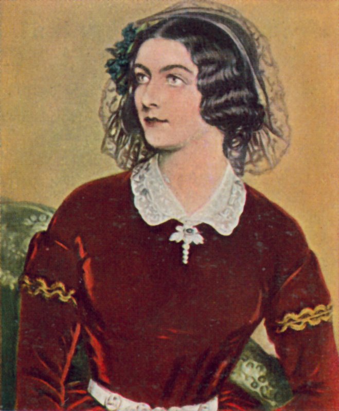 Lola Montez, bailarina irlandesa que llegó a ser amante del rey Luis I de Baviera (litografía en color) de Joseph Carl (after) Stieler