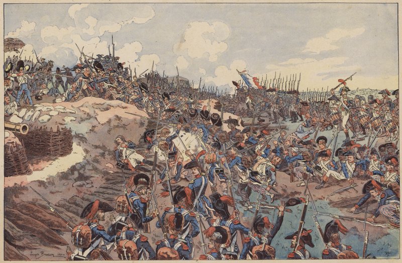 Batalla de Jemappes, Guerras Revolucionarias Francesas, 6 de noviembre de 1792 de Joseph Charles (after) Beuzon