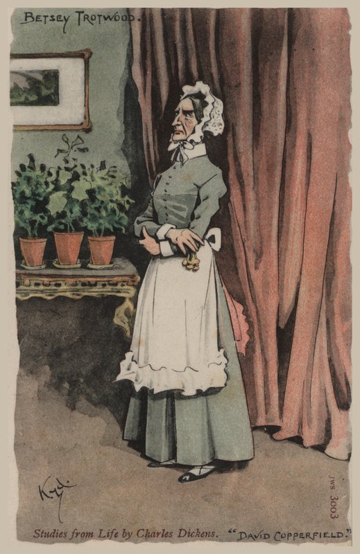 Betsey Trotwood, David Copperfield de Joseph Clayton  Clarke
